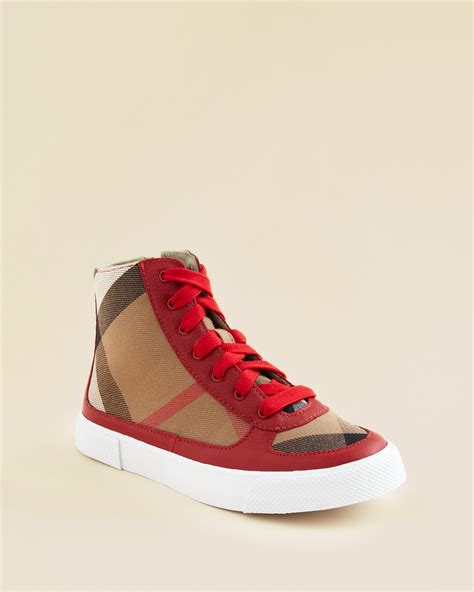 big kids burberry sneakers|burberry sneakers for toddlers.